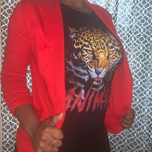 Custom made animal print T Shirt
